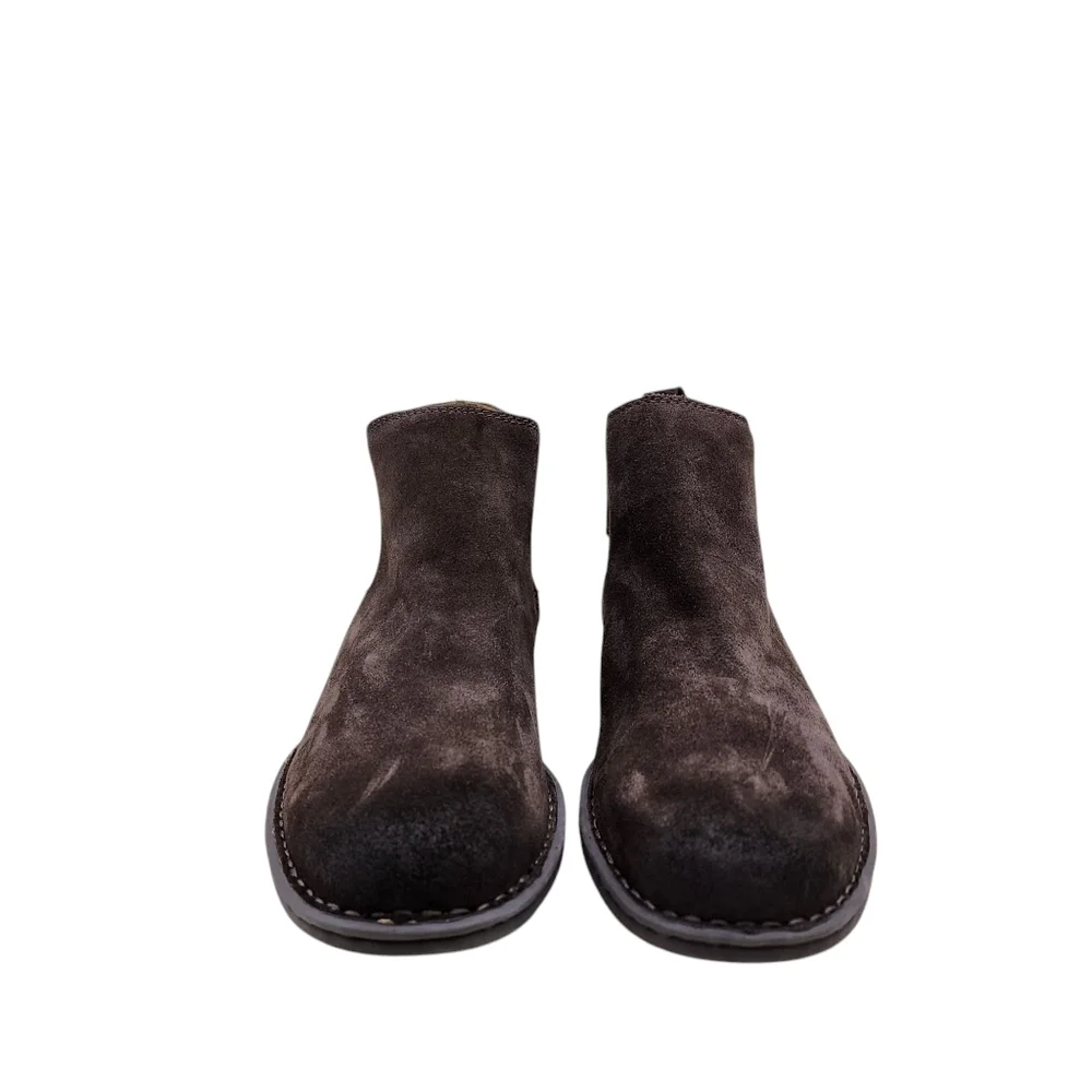 Born Men's Shane Suede Chelsea Boots Dark Brown - 8.5